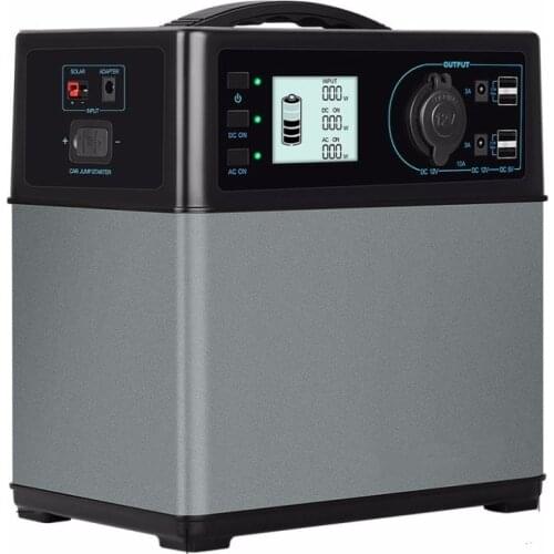 FreeShipping to Netherlands UK and US Large Capacity Moblie Solar Panel Energy Baterry Portable Emergency Power DC/AC/USB Output