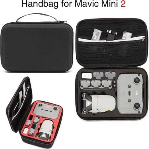 Portable suitable for DJI Mavic Mini 2 storage bag drone handbag DJI Mini 2 drone accessories outdoor carrying case