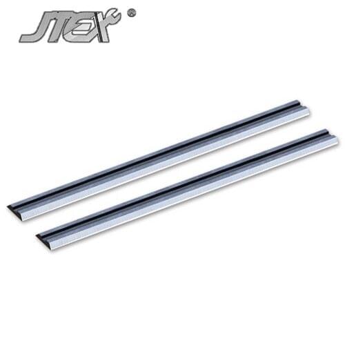 JTEX 82mm Planer Blades 82x5.5x1.1mm Reversible Wood Planer Knife for Bosch PA1202, DEWALT DW6654 Woodworking Machinery 2PCS