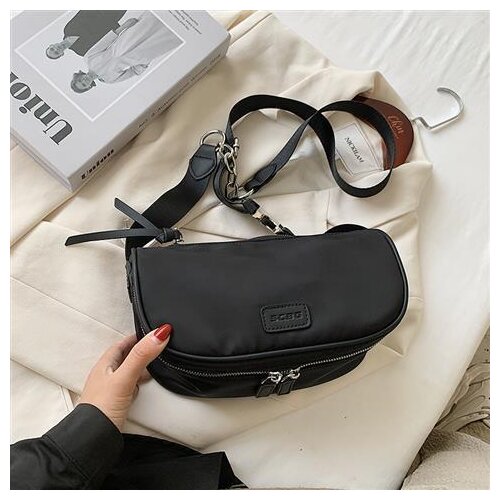 Crossbody Bags Women Handbag Shoulder Bag Purse Fashion Women Bag Chain Zipper All-match 2021 Oxford Cloth Contrast Color Saddle