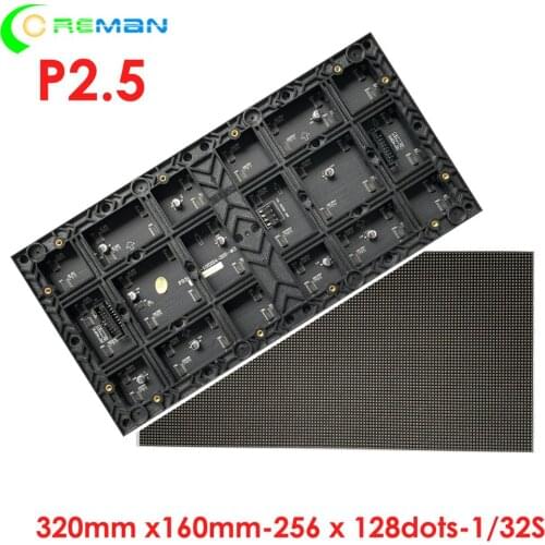 Aliexpress German Aliexpress spanish free shipping p2.5 led module 160x320mm , high quality high brightness p2.5 rgb led matrix
