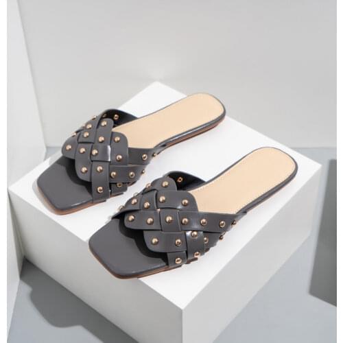 2021 Women Summer New Home Slippers Female Fashion Flat Beach Chinelos Ladies Comfortable Casual Original Sandals Plus Size 42
