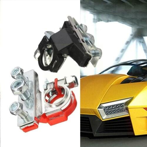 1Pair 12V 24V Automotive Car Top Post Battery Terminals Cable Clamp Car Wire Terminal accessories Connectors E3W1