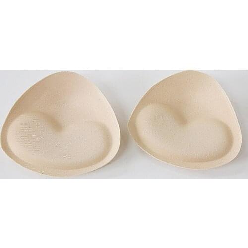 1 Pair Sponge Bra Pads Invisible Lift Up Bra Enhancer Removable Bra Padding Inserts Cups for Swimsuit Bikini Padding Intimates