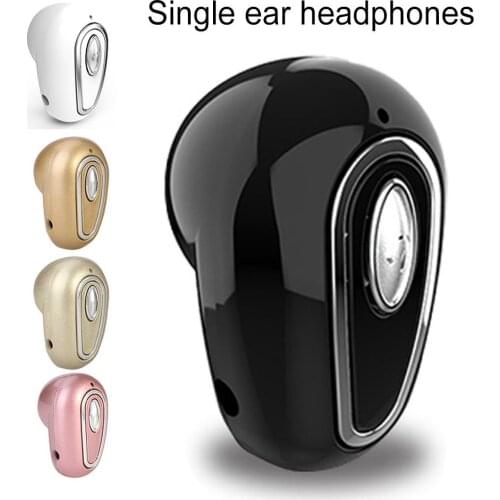 1pcs Mini Invisible Wireless Earphone Bluetooth Headphone Handsfree Sport Headset Earbud With Microphone for Smartphones