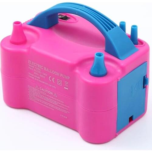 220V/110V Electric Balloon Inflator Pump Double Hole Electric Balloon Pump Air Balloon Pump Inflator Balloons Accessories