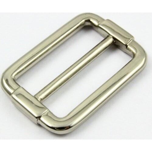 50 Pieces 25.5mm Nickel Color Metal Rectangle Slider Purse Bag Slider