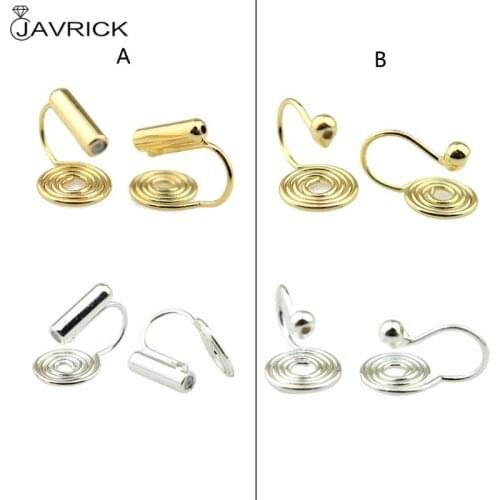 8Pcs DIY Earrings Converter Turn Pierced Into Clip-On No-pierced Jewelry Making U90F
