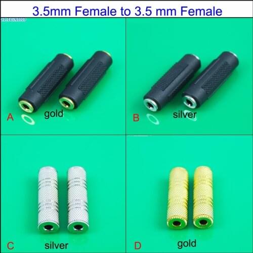 Cltgxdd 3.5mm Jack Female to 3.5 mm Female Connector F/F Stereo Audio Adapter Headphone Jack Coupler Adaptor Connector