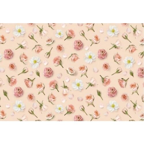 White and Blush Pink Flowers Backdrop Party Baby Shower Room Decor Photo Booth Studio Prop