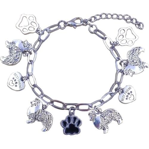 Summer Beach Foot Jewelry Anklet 16 Styles Stainless Steel Dalmatian Dog Animal Ankle Chains Accessories Sexy Women Gift A093