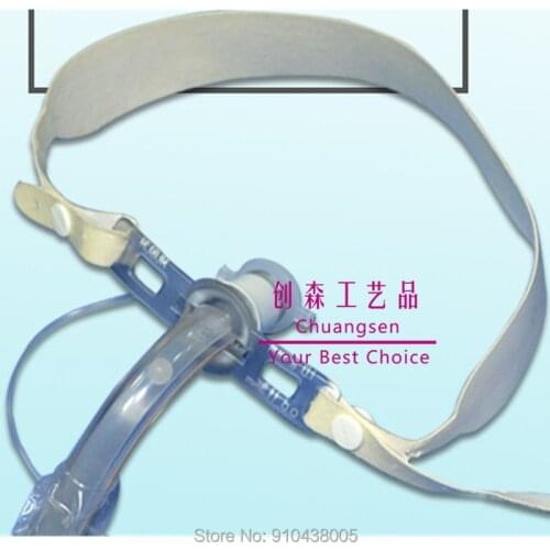 Medical tracheotomy catheter fixation strap,tracheal tube fixation belt,nursing care ultra-soft tracheostomy intubation strap