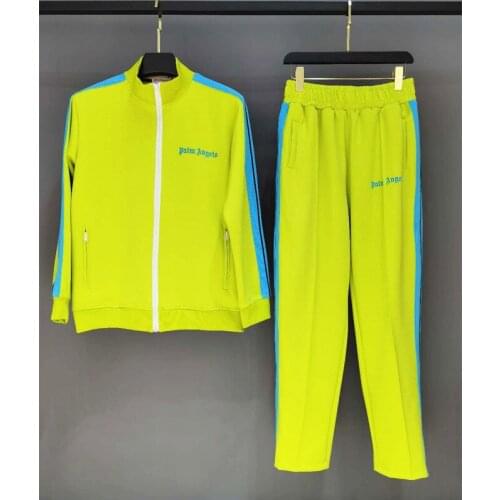 Palm angels Trendy fashion personality all-match striped sports casual suit