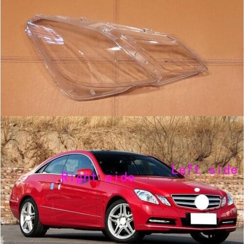 For Mercedes-Benz E-Class W207 Coupe E200 E250 E300 2009 2010 2011 2012 Headlamp Cover Car Replacement Front Auto Shell Cover