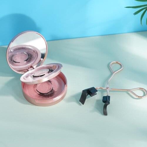 Natural 8D Quantum Magnetic Eyelashes Without Eyeliner Tool Magnet False Soft Lash Makeup Curler Eyelashes Eyelash Kit Magn A1W9
