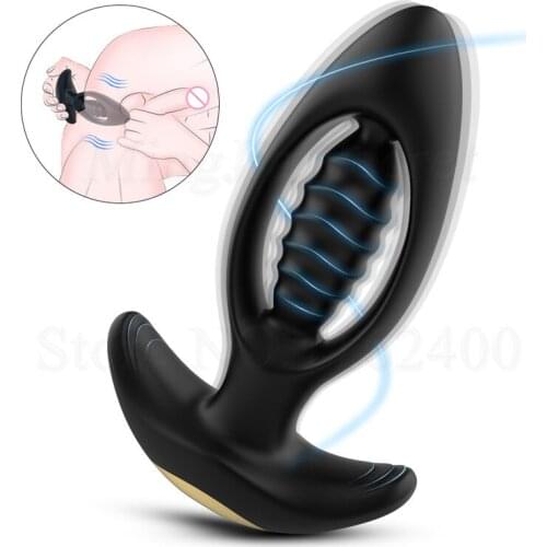 New Powerful 9 Speeds Vibrating Anal Vibrators Male Prostate Massager Anus Butt Plug Adult Sex Toys For Women Men Masturbation