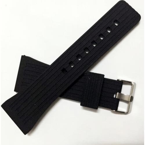 Watchband 30mm Silicone Rubber Watch Strap Bands Waterproof Watchband Belt Accessories + Tool