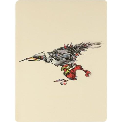 Silicone Professional Tattoo Practice Skin Permanent Makeup Eyebrow Lips Blank Exercise Paper for Tattoo Machine Tattoo Practice