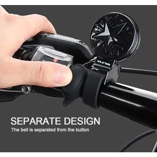 GUB Waterproof Ring Sound Alarm Bicycle Handlebar Electronic horn Mountain Road Bicycle Bell Safety Alarm 120dB Bike Accessories