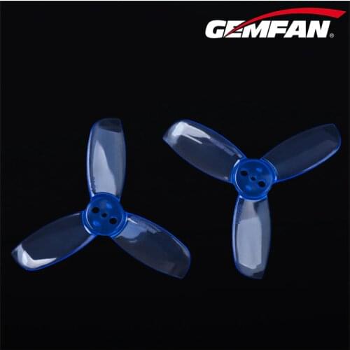 4 Pairs Gemfan Hulkie 1940 1.9*4mm PC 3-blade Propeller CW CCW for 72-90mm Frame 1103 1104 1105 Motor for RC Racer Racing Drone