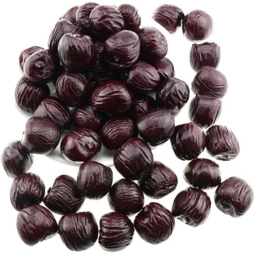 Gresorth 50pcs Fake Jujube Decoration Artificial Candied Dates Fruit Home Kitchen Food Display