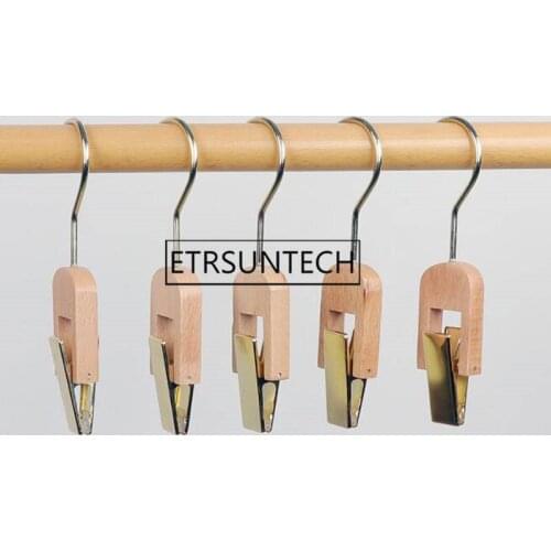 50pcs Multifunction Clothes Pegs Towel Socks Hanging Pegs Wood Acrylic Clothespin Hat Laundry Hangers Store Drapery Clips