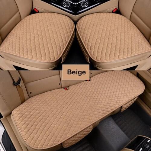 Car Cushion Car Seat Cover Cushion Four Seasons Front Rear Flax Cushion Breathable Protector Auto accessories auto interior prod