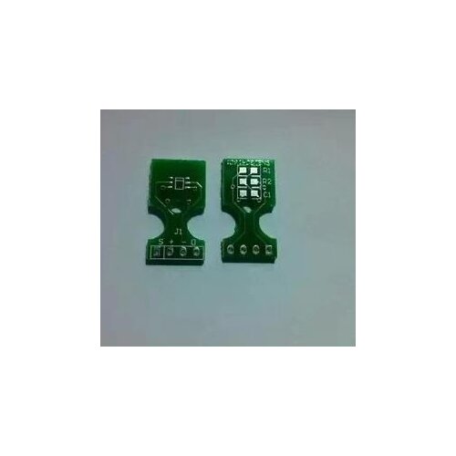 Free Shipping! 10pcs 2.54 pin SHT20 SHT21 SHT25 HTU21D welding base plate sensor PCB backplane empty board module sensor