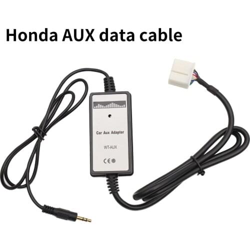 Honda 2.4 CD Player AUX Data Cable Fit Accord Civic Odyssey Car MP3 Digital Disc Box