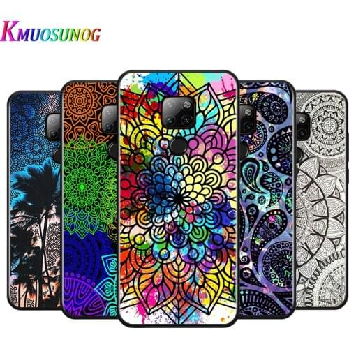 Mandala Flower for Huawei P Smart Z S Pro Plus 2021 2020 Nova 7i 7 6 SE 5i 5Pro 4E 4 3i 3e 3 2 2i Lite 2 Phone Case