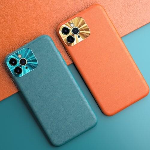 PU Leather Case for iPhone 11 Pro Max 11Pro XS Max XR X 7 8 6 6S Plus SE 2020 Soft Matte Shockproof Protect Camera Cover Funda