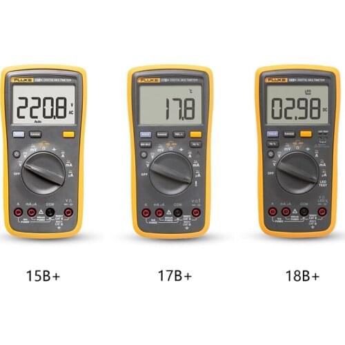 Fluke Digital Multimeter F15B+\17B+\18B+ High Precision Electrician Automatic Universal meter voltage and current