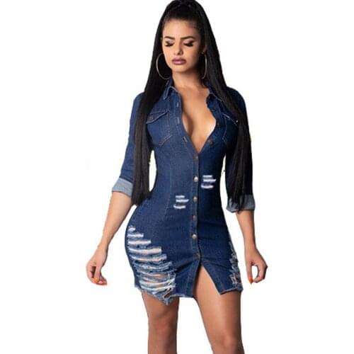 Doyerl Fashion Denim Dresses