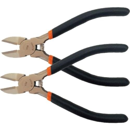 Plastic Handle Alloy Steel Diagonal Plier Wire Stripper Cable Cutter Terminal Crimping Repair Tool for Furniture Machinery