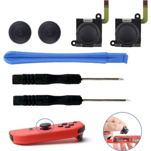 Joycon Replacement 3D Analog Joystick Thumb Stick For Nintendo Switch Controller Joy Con Sensor Module Potentiometer Repair Tool