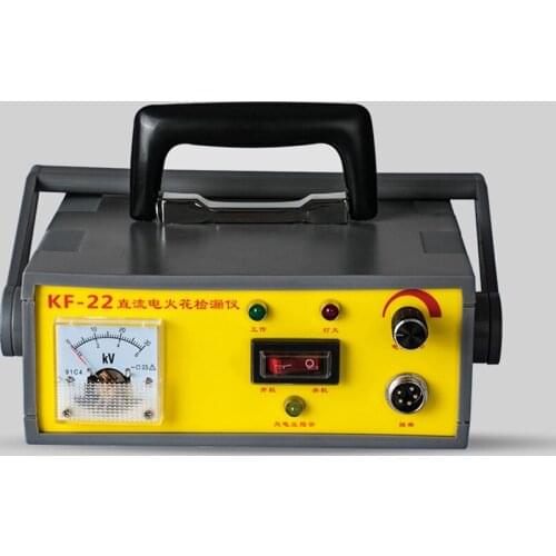 KF-22 Electric Spark Leak Detector 0.05-10mm Rechargeable Holiday Detector Pinhole Tester Metal Anticorrosive Coating Testing