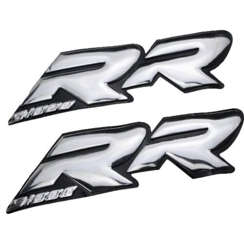 KODASKIN Motorcycle 3D Raise Chrome Emblem Sticker Decal for BMW S1000RR