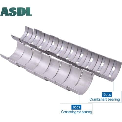 Motorcycle Engine Crankshaft Tile & Connect Rod Bearing Set STD +25 +50 +75+100 For Yamaha YZF1000 R1 2008-2008