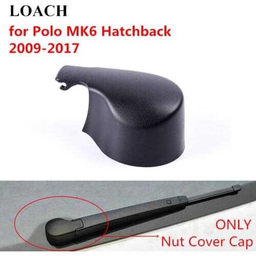 New Rear Wiper Blades Arm Nut Cover Wiper Cap Case Mount Latch for Volkswagen VW Polo MK6 Hatchback 2009-2017 Accessories Parts
