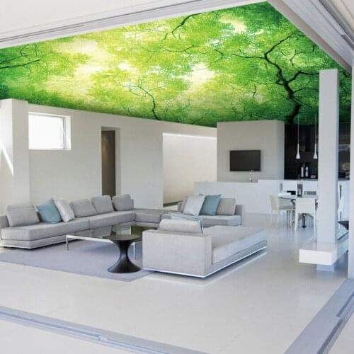 Wholesale Trees murals 3d ceiling murals for living room wallpaper 3d wall photo murals wallcoverings