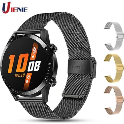 22mm Milanese Watchband Strap for Huawei Watch Gt /Gt2 46mm /2e /Honor Magic 2 46mm Bracelet Band Wristband Replacement Correa