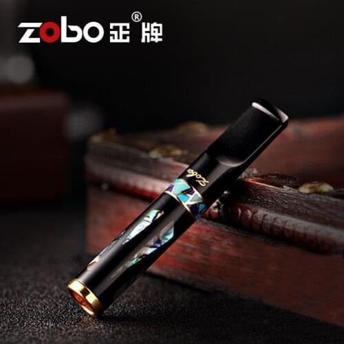 Luxury Resin Unisex Cigarette Filter Recycling Washable Millipore Filtration Mouthpiece Cigarette Holder For Men Women Gift box
