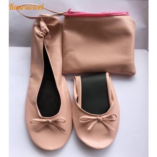 Retail free shipping! Retail colorful foldable shoes with bag packing