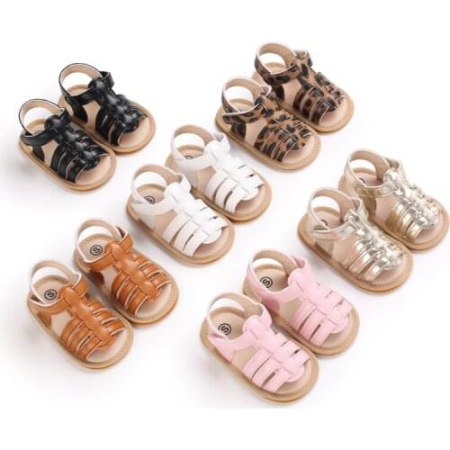 Prewalker Baby Summer Sandal Breathable and Comfortable Non Sid Rubber Soles 0-18 Months Newborn Walking Shoes