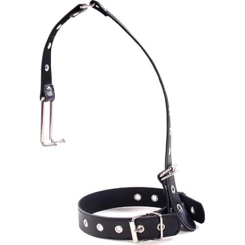 Smooth Stainless Steel Metal Nose Hook Bondage Neck-Collar Couples SM Sex Toys