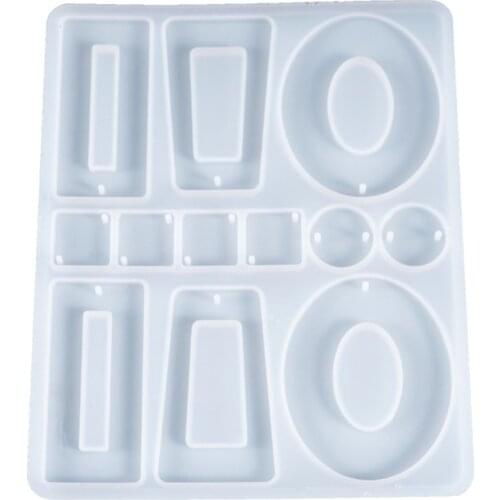 DIY Earrings Pendant Casting Silicone Mould Crafts Jewelry Making Tools Crystal Epoxy Resin Mold