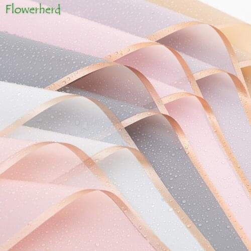 Thick Phnom Penh Jelly Film Matte Paper Craft Paper Floral Flower Bouquet Wrapping Paper Translucent Waterproof Gift Packaging