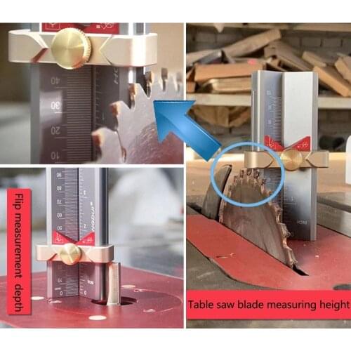 Aluminum Alloy Limited Rings Installation Assist Tool Multifunctional Drill Depth Stop Collar Clamping Device Positioner Woodwor