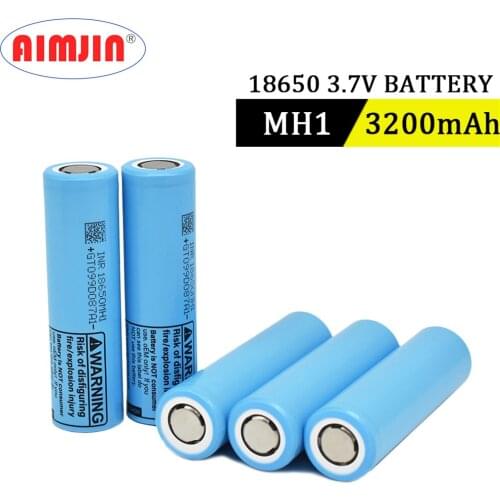 100% Original 3.7V 18650 MH1 3200mah Lithium Rechargeable Battery For Drone Power Tools Flashlight Power Tools 10A Discharge