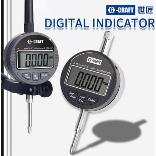 Digital Display Dialgauge Electronic Dial Indicator 0.001mm High Precision 0-12.7mm/0-25.4mm Tester Tools